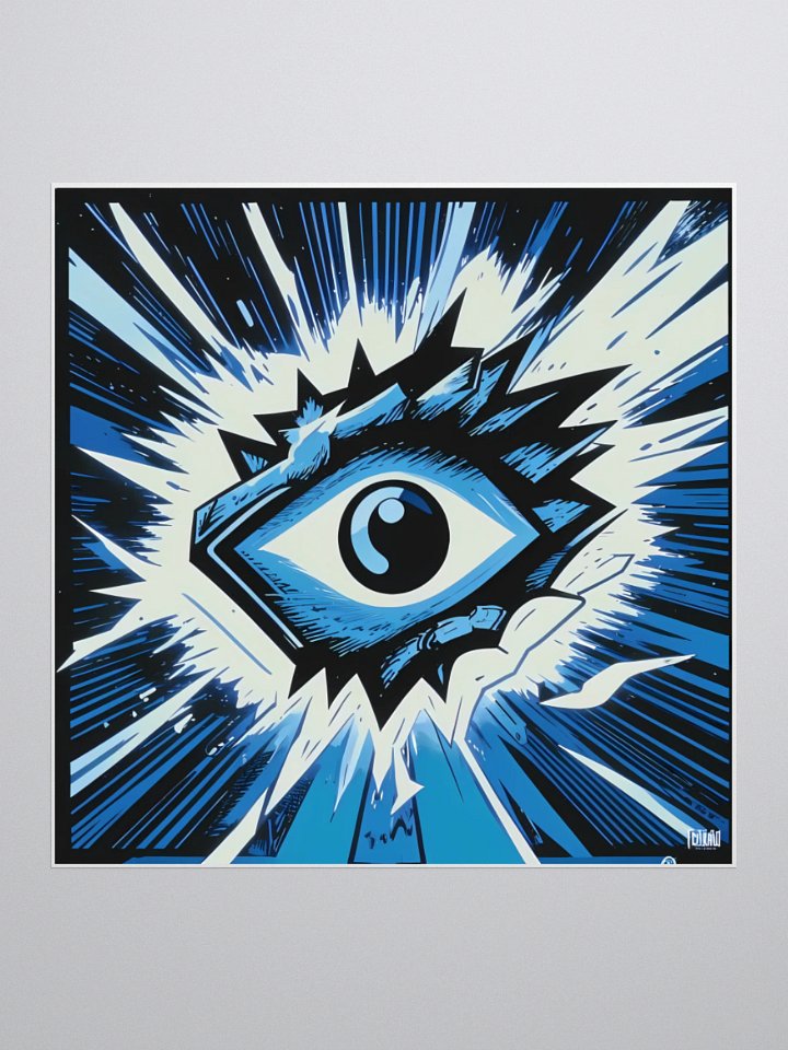 Electric Eye Sticker | Bold Art product image (1)