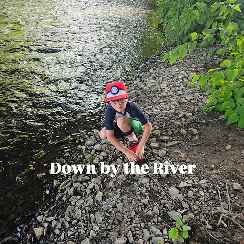 Throwing stones in the river #stones #skipstones #downbytheriver
