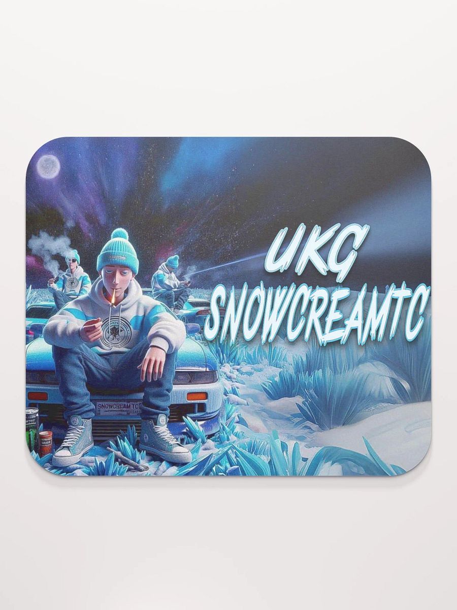 Snowy Mouse Pad (Small) product image (2)