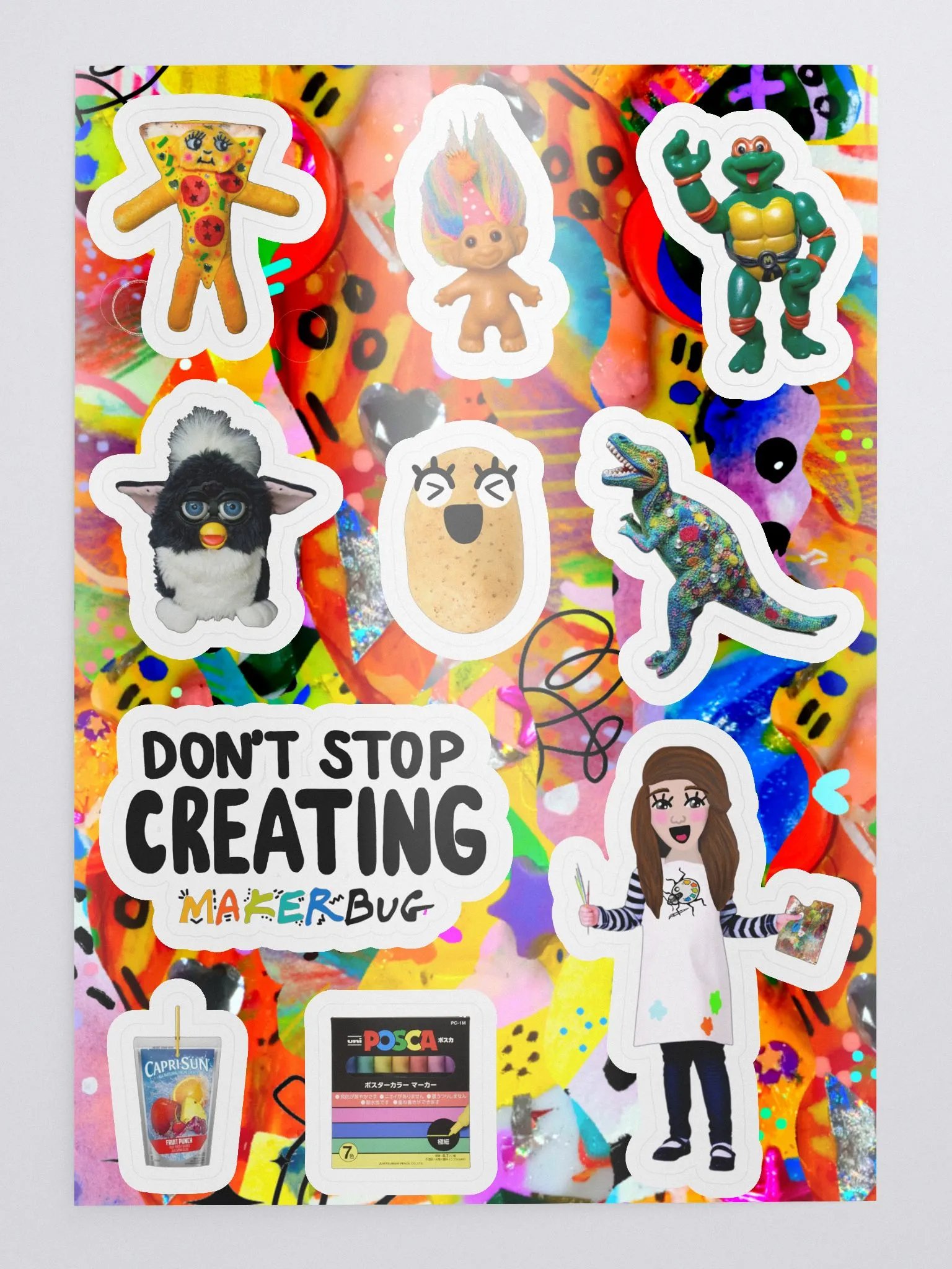 MAKERBUG Starter Pack Stickers product image (1)