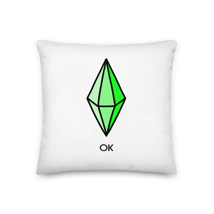 OK/NOT OK Plumbob Pillow product image (2)