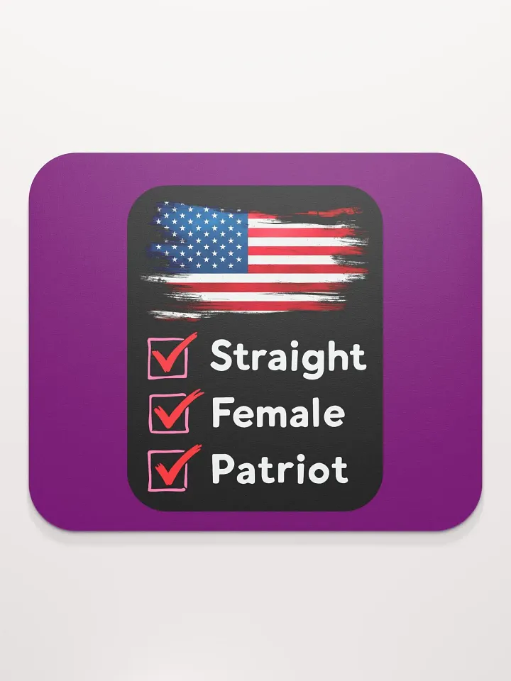 Mouse Pad: Female Checklist product image (2)