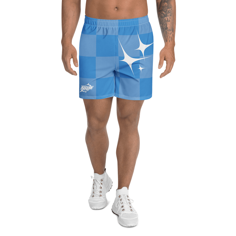 Checkered Athletic Shorts - Davis Blue product image (3)