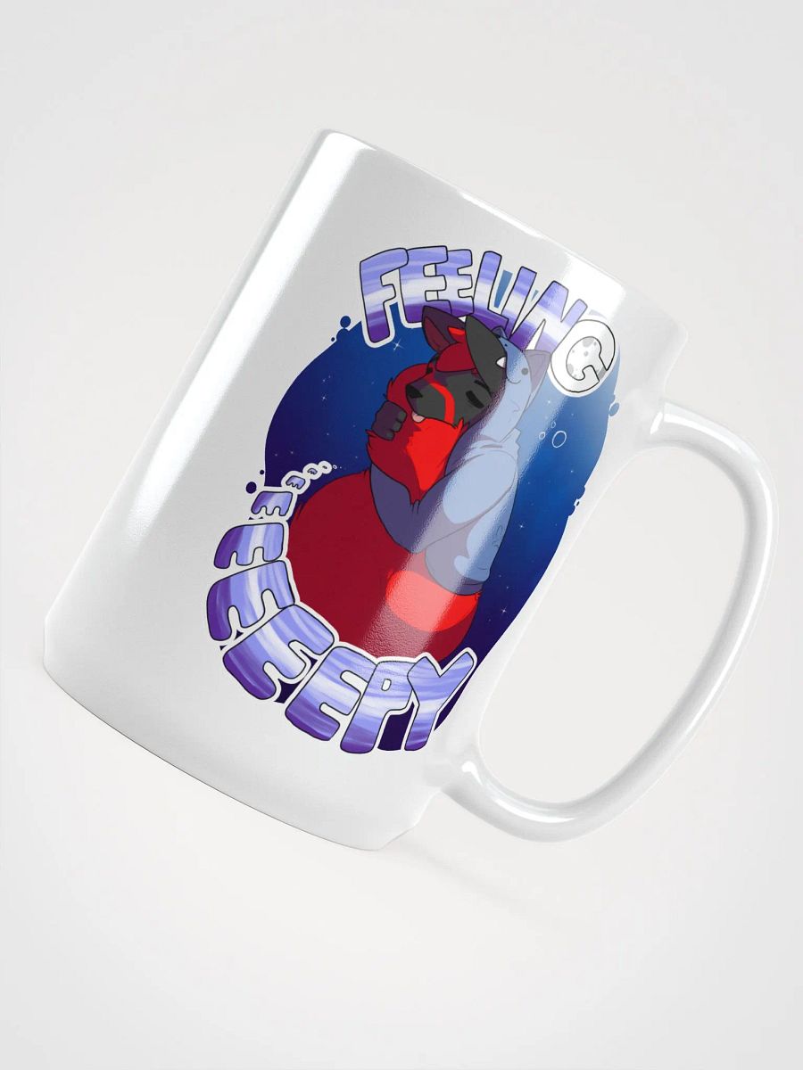 Feeling Eeeeeeeeepy White Glossy Mug product image (4)