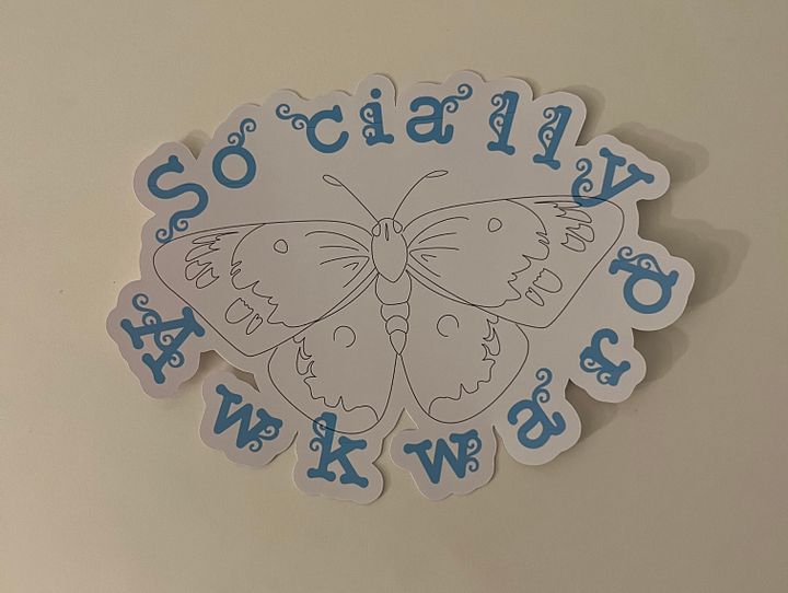 Socially awkward sticker product image (1)