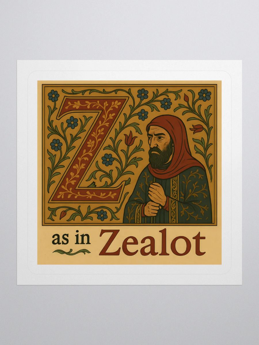 Z as in zealot 2 sticker product image (2)