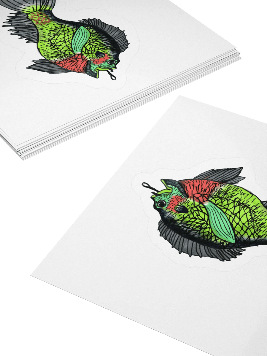 Ollie's Vibrant Pond Fish Stickers product image (11)