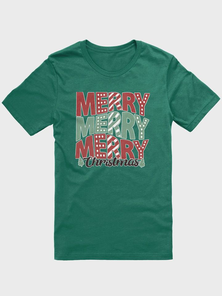 Merry Merry Merry Christmas Tee product image (1)