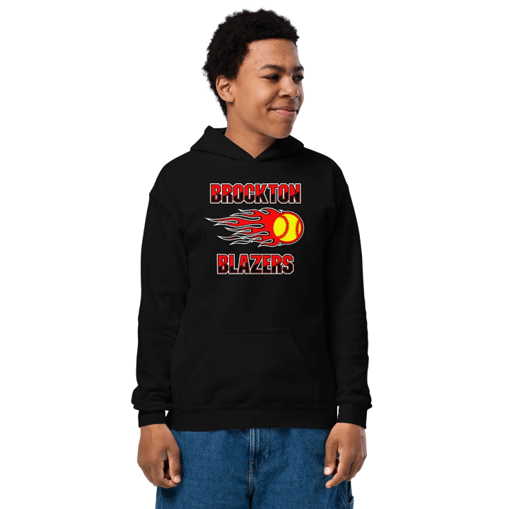 Youth Brockton Blazers Logo Hoodie - Black product image (1)