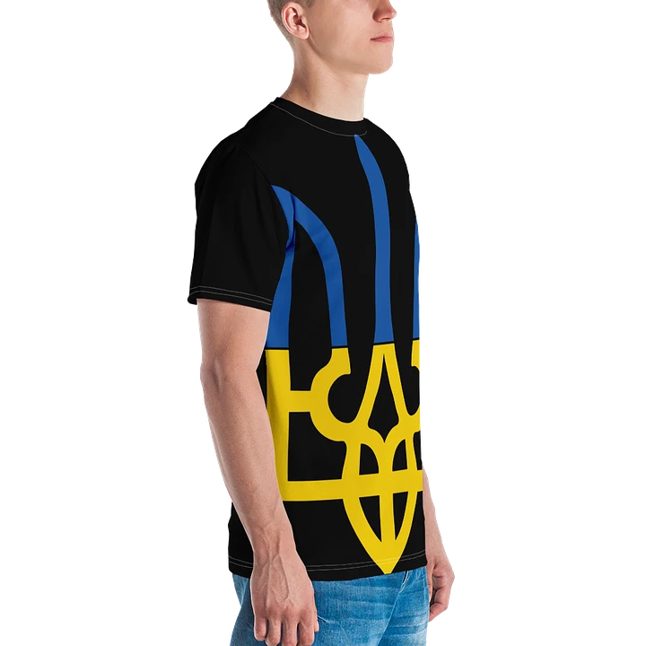 Ukraine - Tryzub - Black - All-Over Print Crew Neck T-Shirt product image (1)