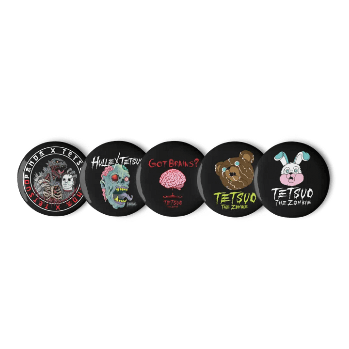 Zombie Gang Pin Buttons product image (3)