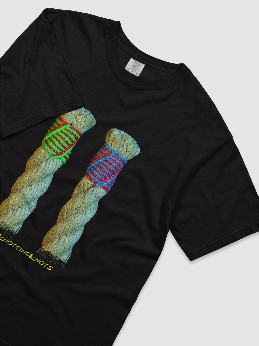Nautical Sailmaker's Whipping Black T-Shirt product image (3)