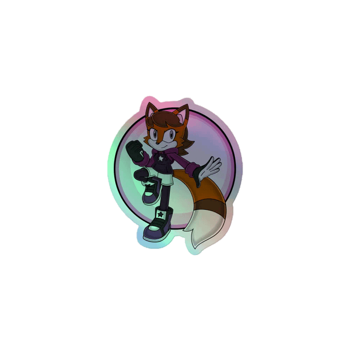 Cinder Adventure Holographic Sticker product image (1)