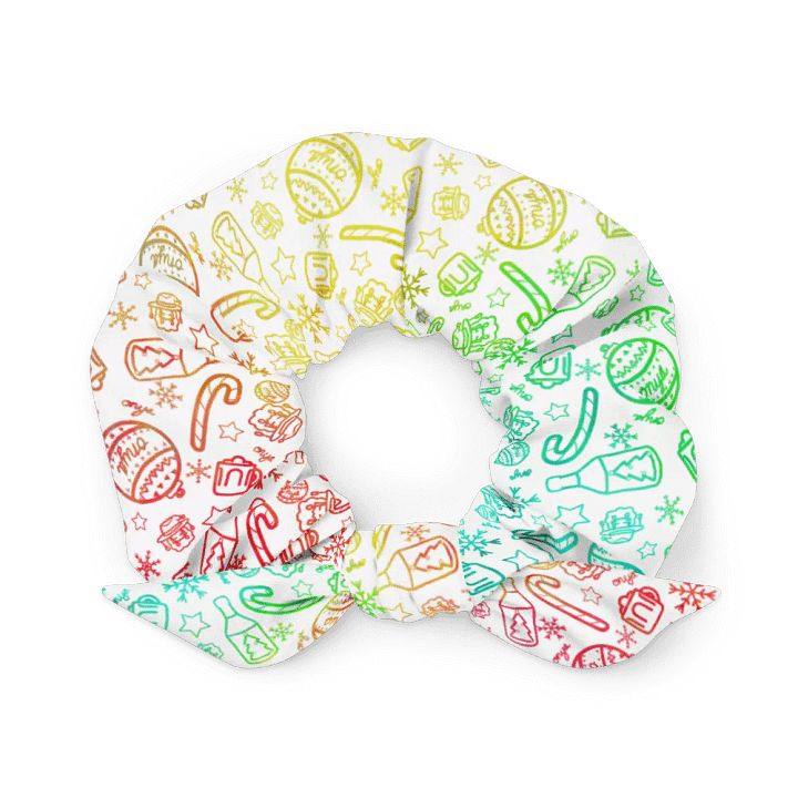 Limited Edition Christmas Rainbow Scrunchie product image (1)