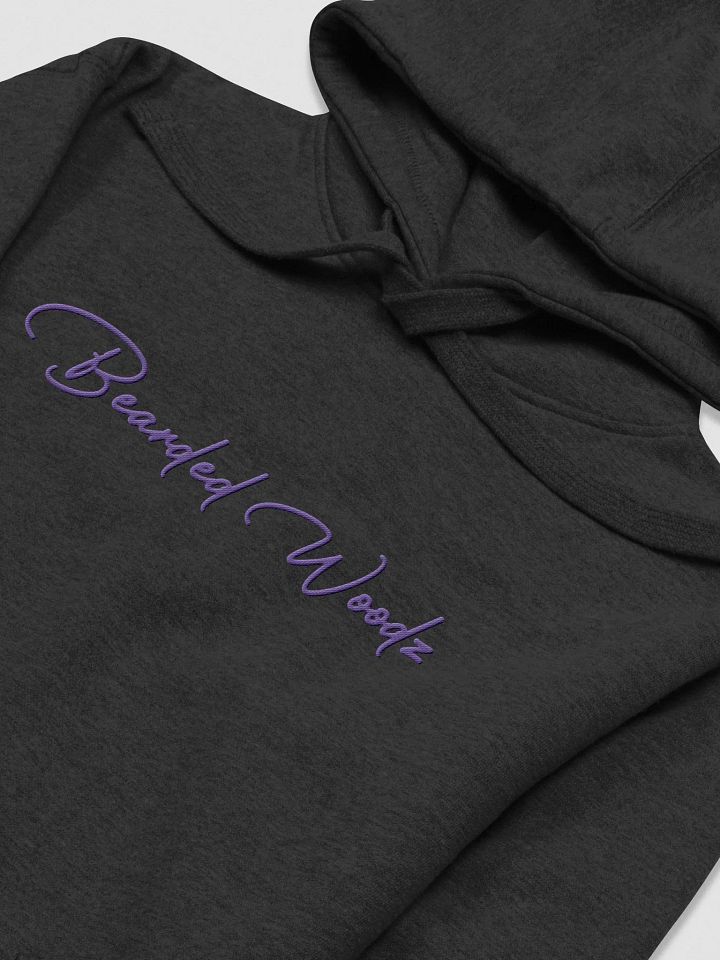 Women's Bearded Woodz Signature Hoodie (Purple Embroidery) product image (2)