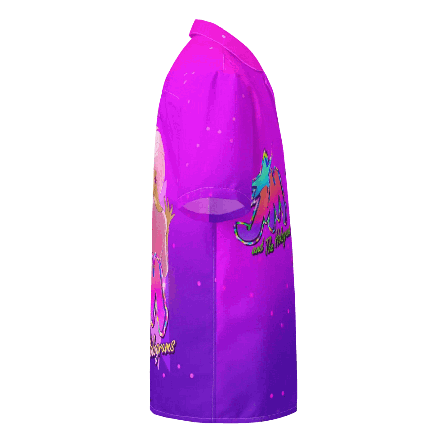 Jem Vaporwave Tribute Hawaiian Button up product image (5)