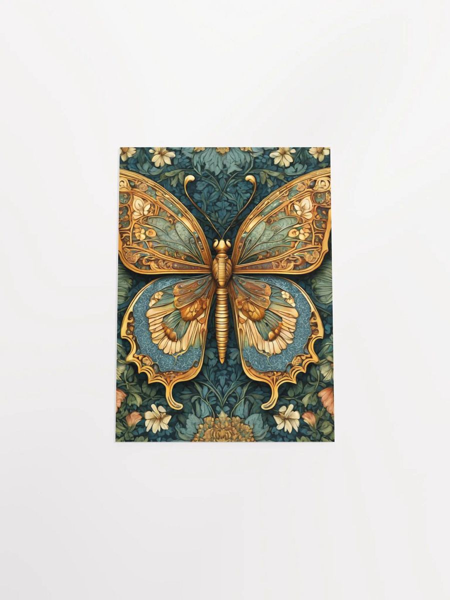 William Morris Inspired Butterfly One Poster 5x7 inches product image (4)