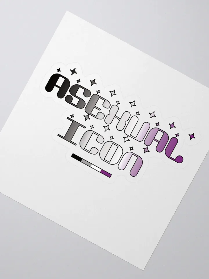 Asexual Icon Kiss Cut Sticker product image (2)