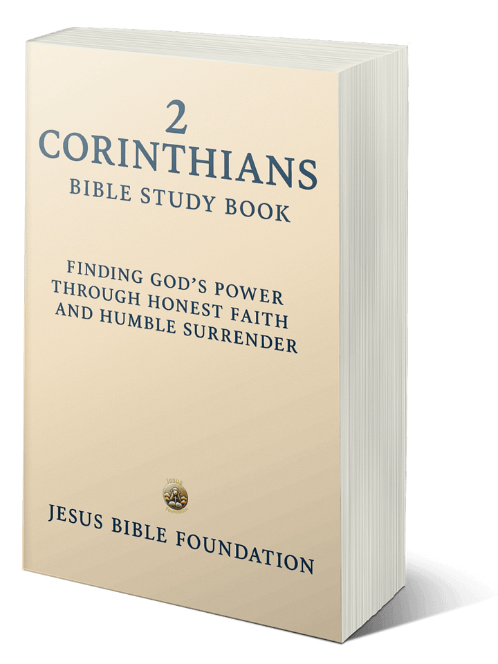 2 Corinthians Bible Study Book: Finding God's Power Through Honest Faith and Humble Surrender product image (1)