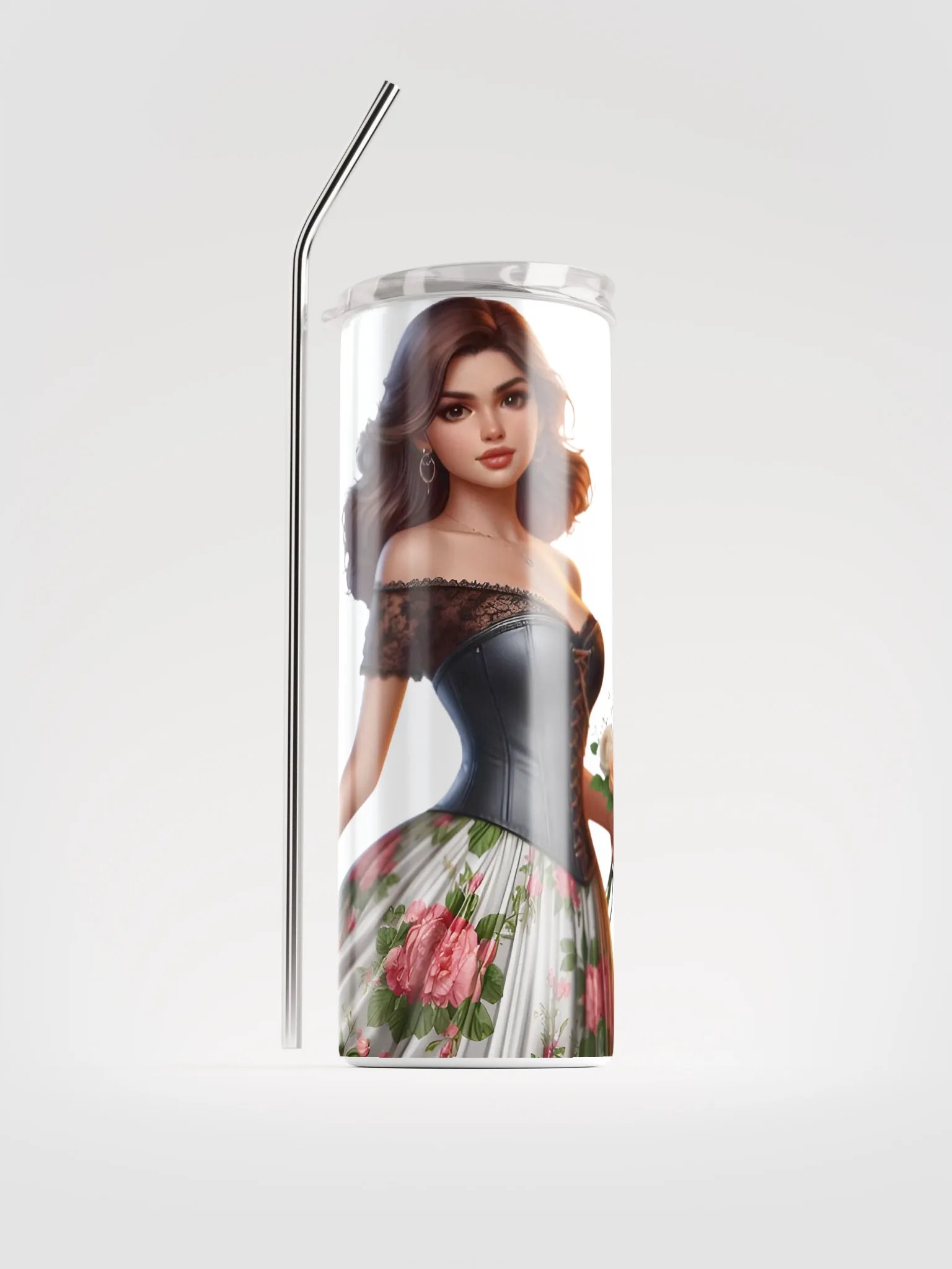Bouquet Beauty Stainless Steel Tumbler product image (2)