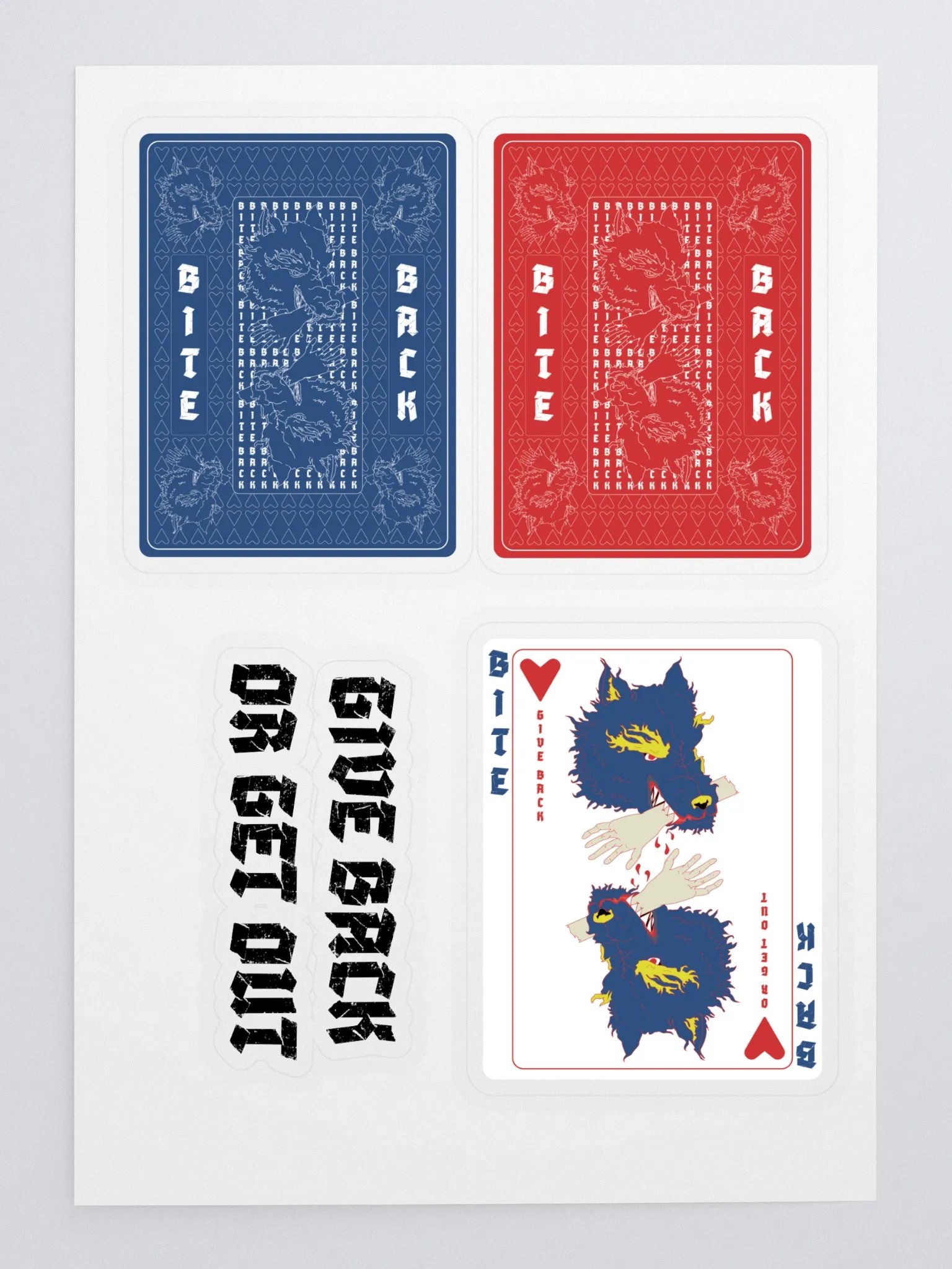 Bite Back sticker sheet 1 product image (3)
