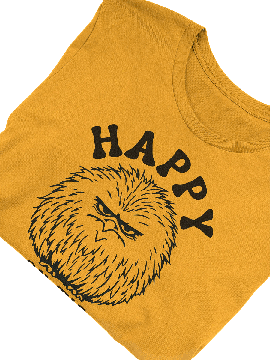 Funny Grumpy Kiwi T-Shirt, Happy on the Inside Sarcastic Tee, Bird Lover Gift, Moody Animal Graphic Shirt, Unisex Funny Wildlife T-shirt product image (2)
