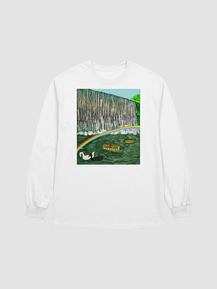 Gildan Ultra Cotton Long Sleeve T-Shirt: waterfall product image (9)