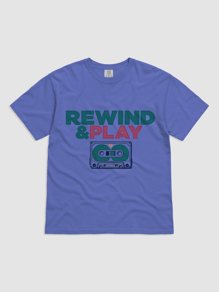 Rewind & Play Cassette Heart T-Shirt product image (1)