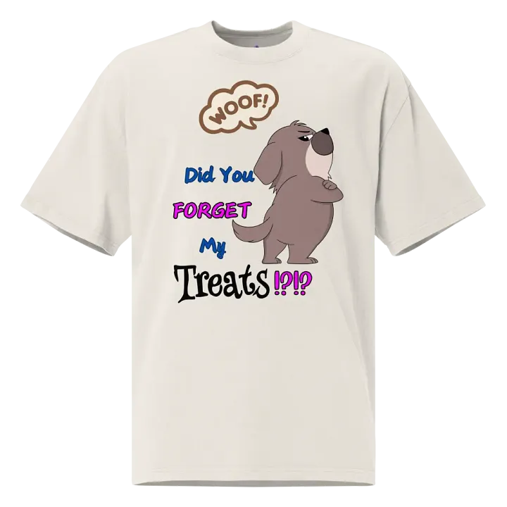Dog Treats Oversized Tee product image (1)