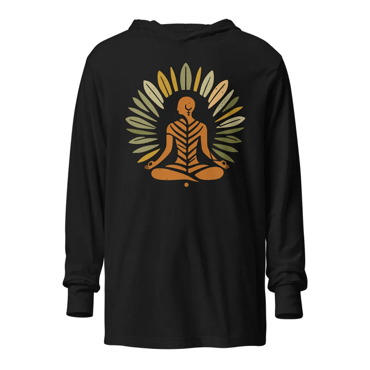 Zen Leaf Hooded Tee product image (1)