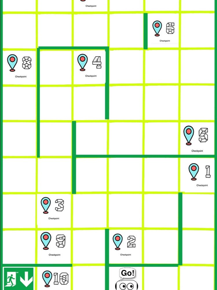 Printable checkpoints and maze templates. product image (4)
