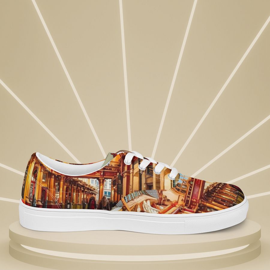 Leadenhall Market London All Over Print Canvas Shoes product image (12)