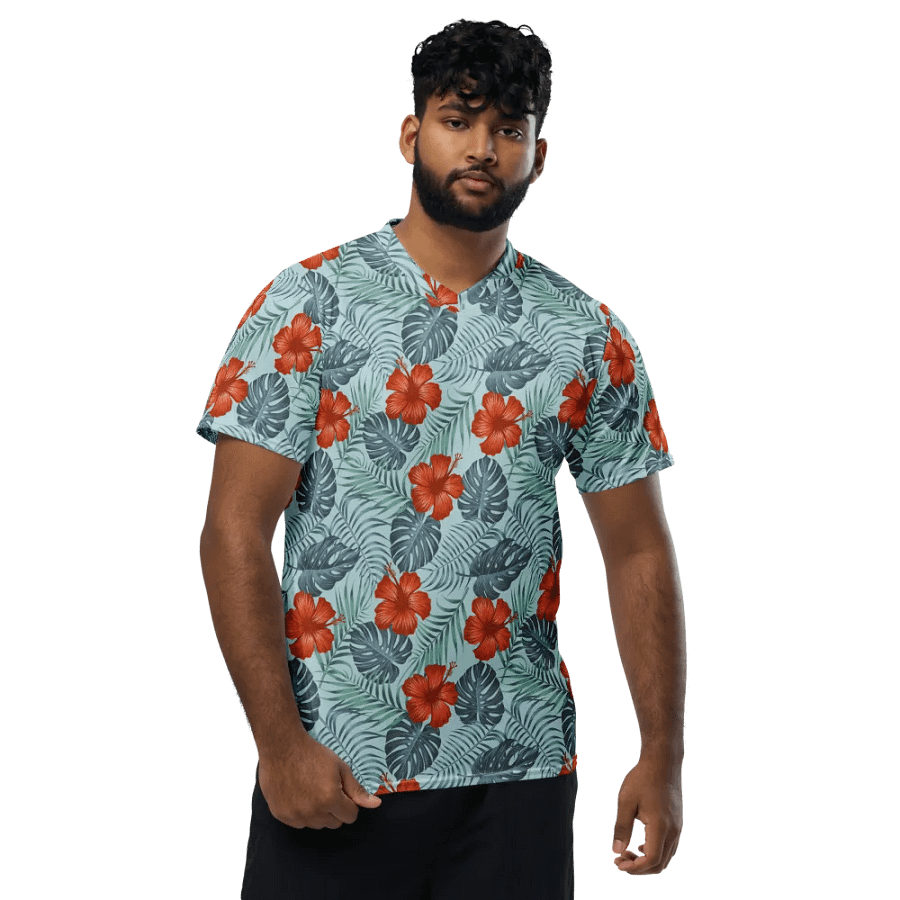 Palm Paradise | Recycled Unisex Sports Jersey product image (1)