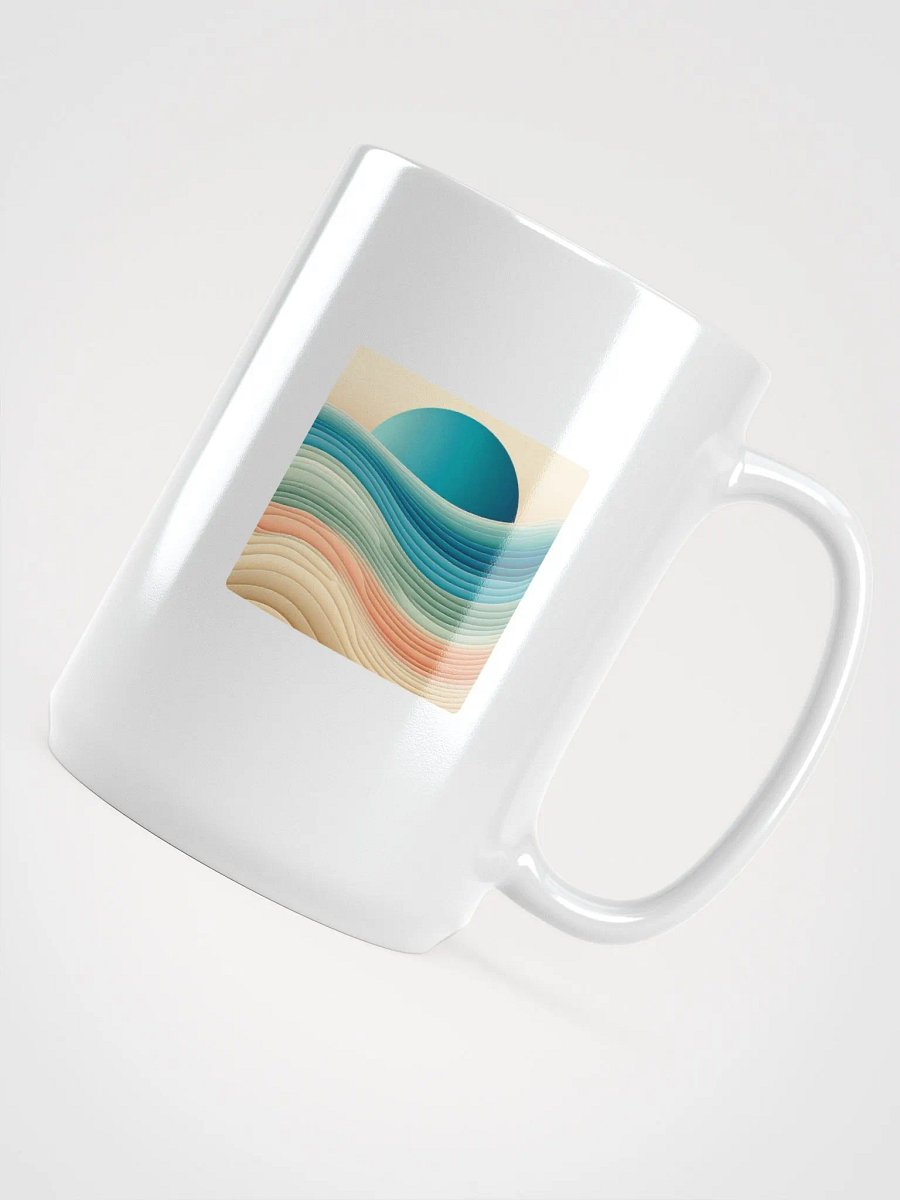 Celestial Waves Mug | AI Design abstract fluid product image (4)