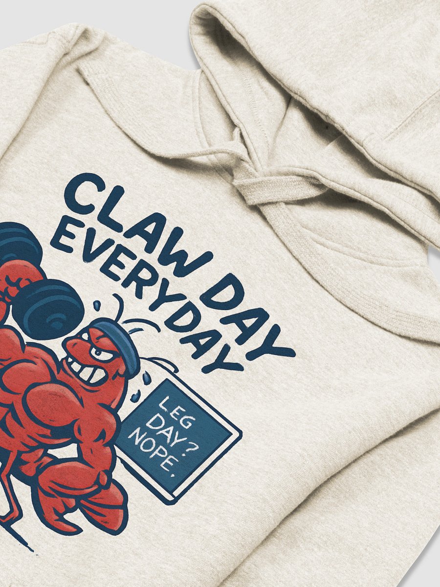 Claw Day Everyday Hoodie | Funny Lobster Gym Hoodie product image (3)