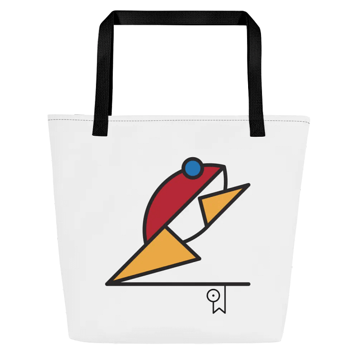 Bau Frog Icon / MO Tote Bag / White product image (1)