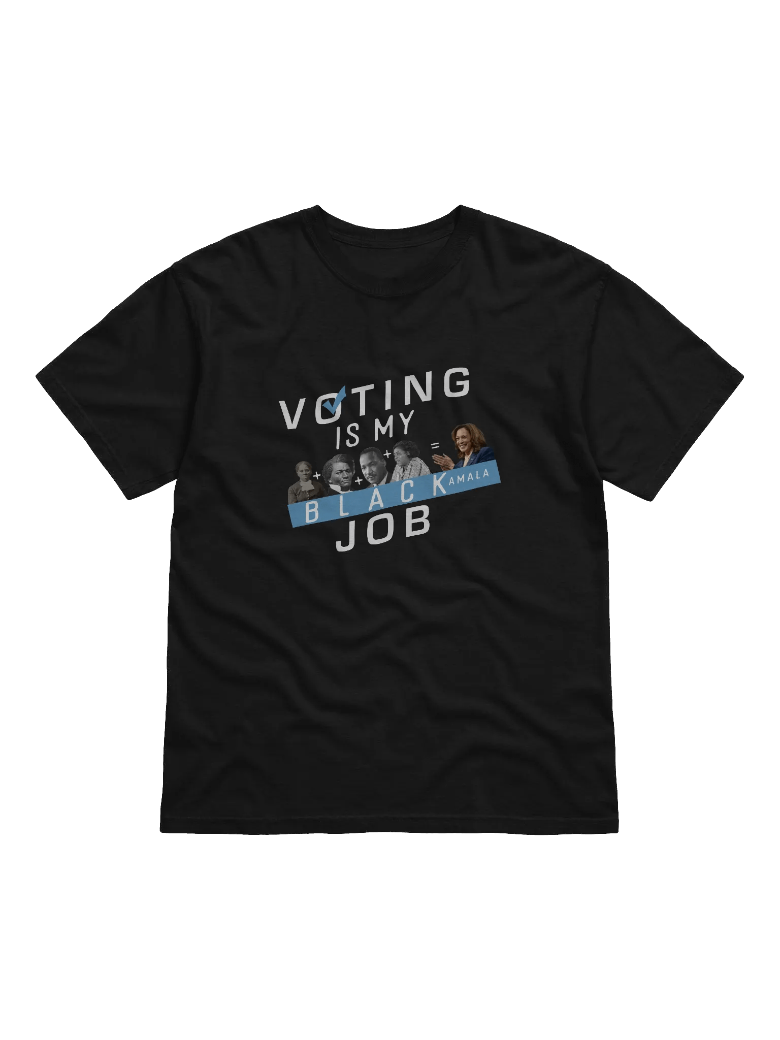 Voting is My Black Job T-Shirt (Historic Giants LB Edition) product image (1)