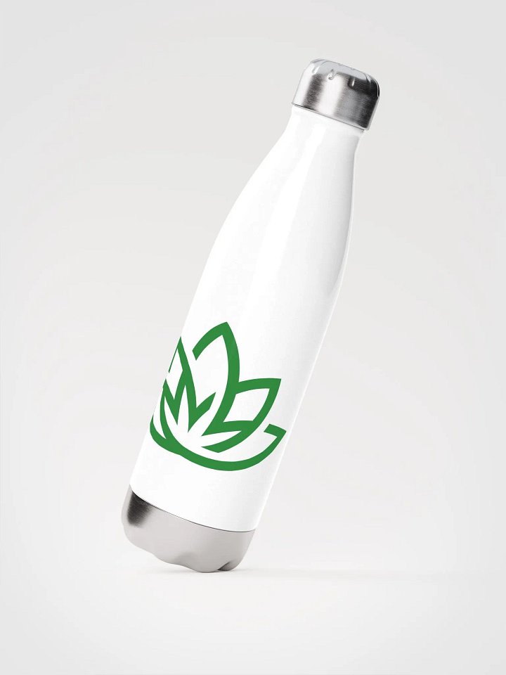 Green Lotus Stainless Steel Water Bottle product image (2)