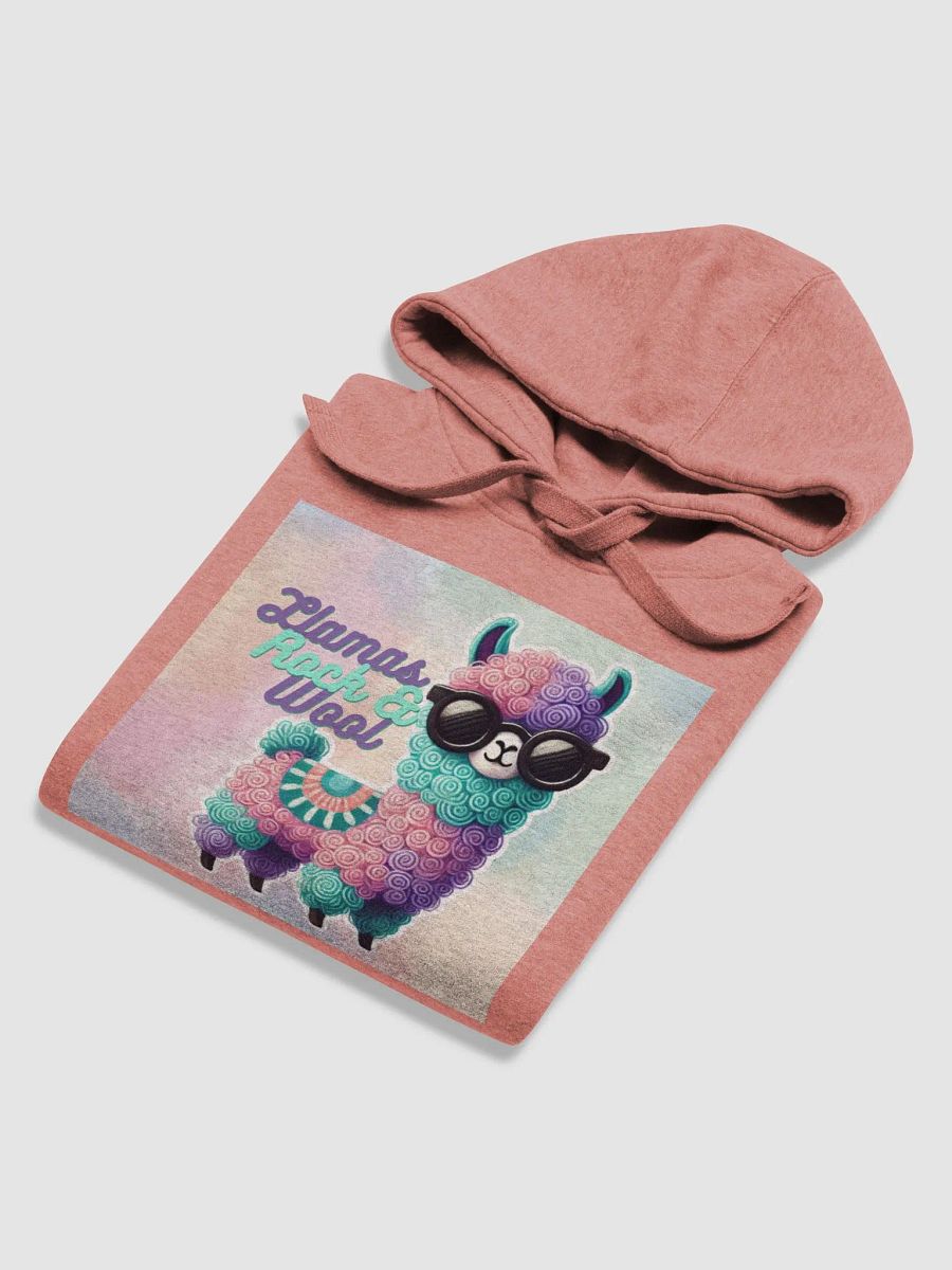 Copy of Llamas Rock & Wool (Cotton Heritage Unisex Premium Hoodie) product image (6)