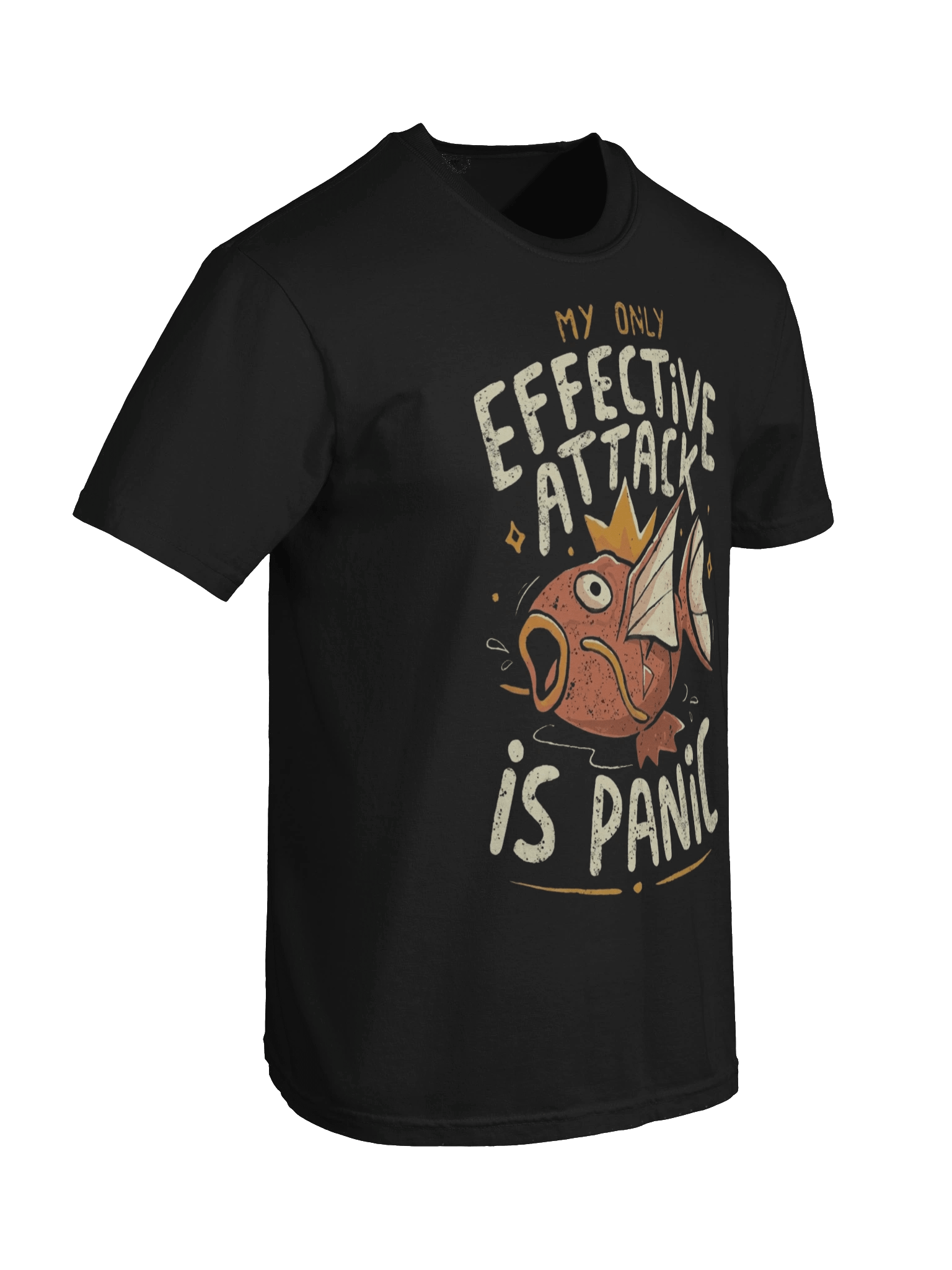 "Panic Attack" Funny Fish Meme T-Shirt | Gamer Humor Graphic Tee product image (4)