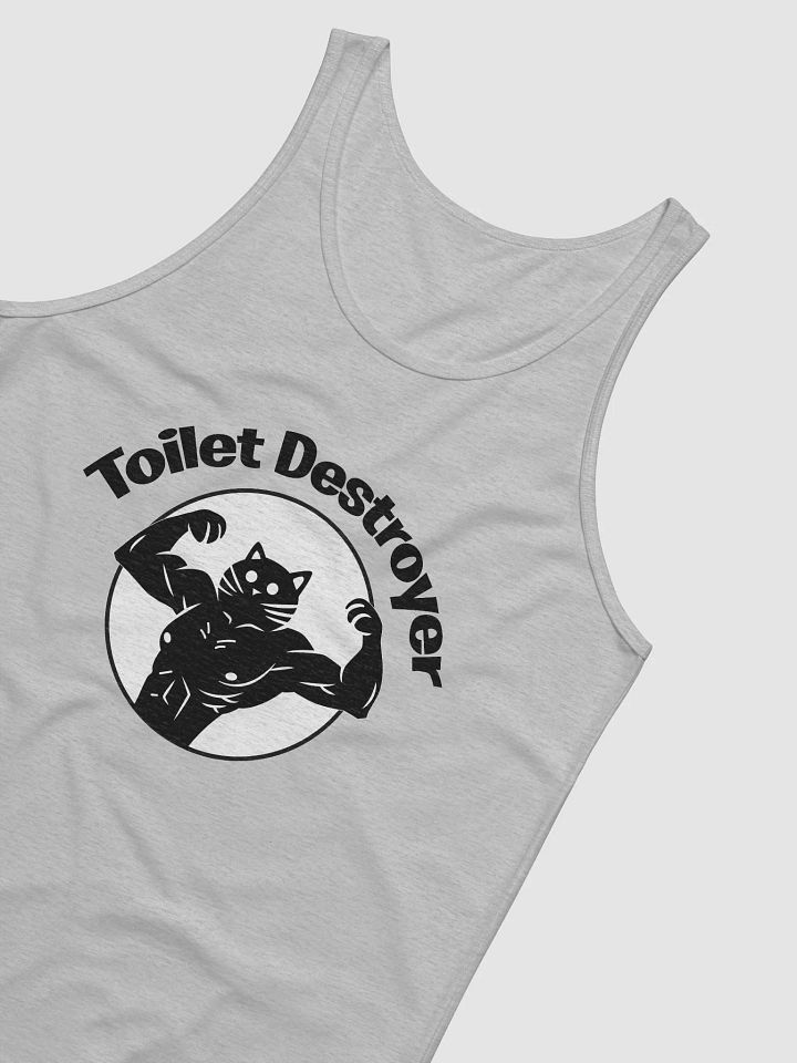 Toilet Destroyer Black Logo Tank Top product image (2)