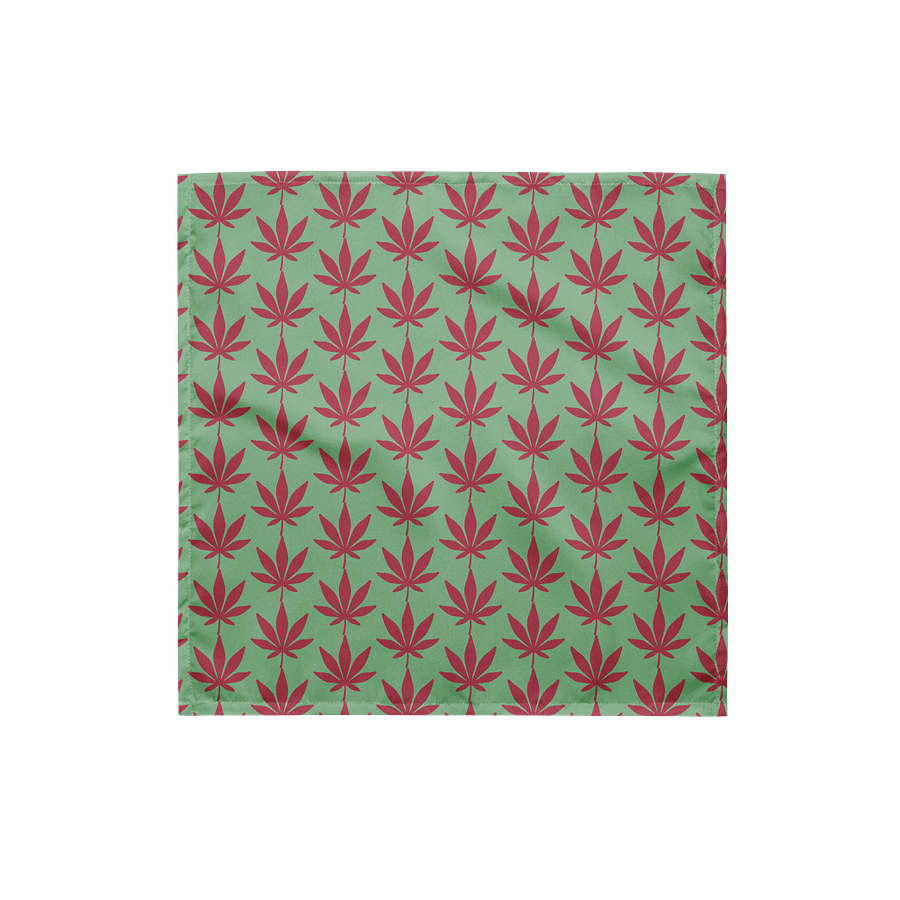 Leafy Red All-Over Bandana product image (1)