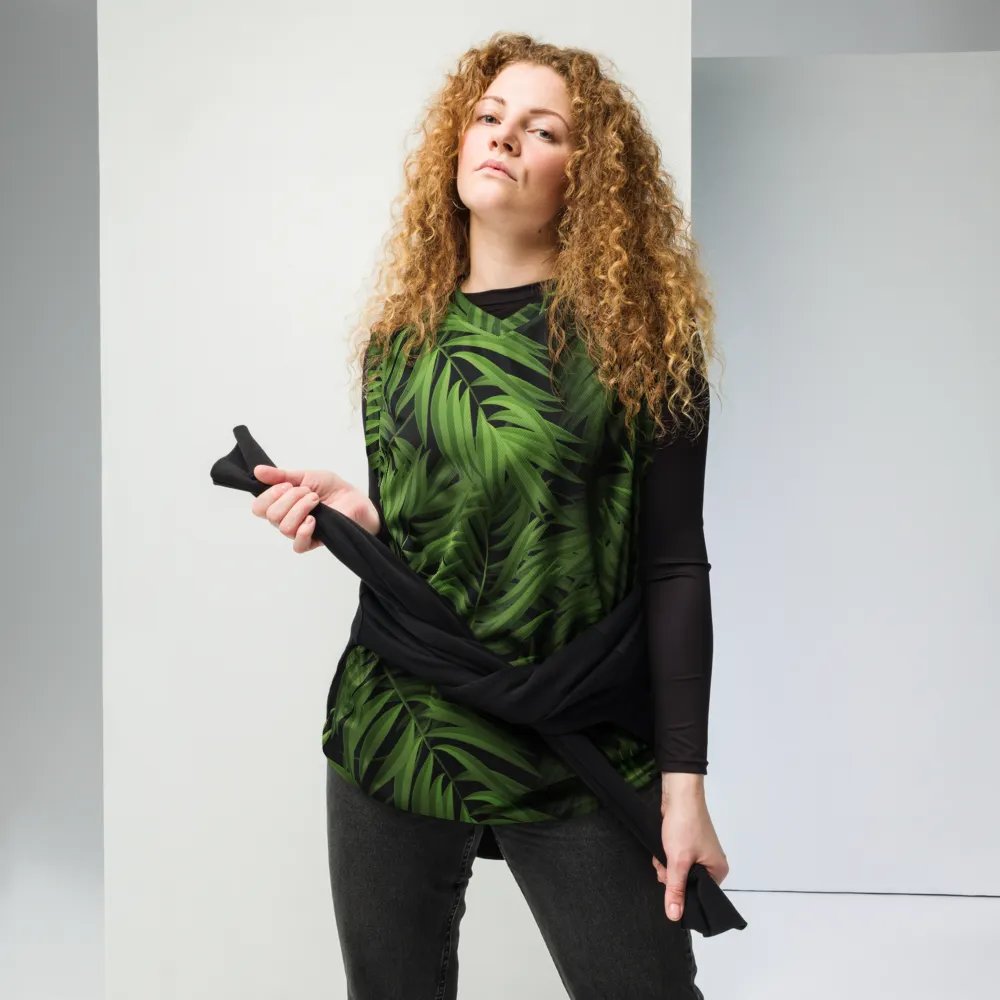 Tropical Leaf All-Over Print Basketball Jersey product image (6)