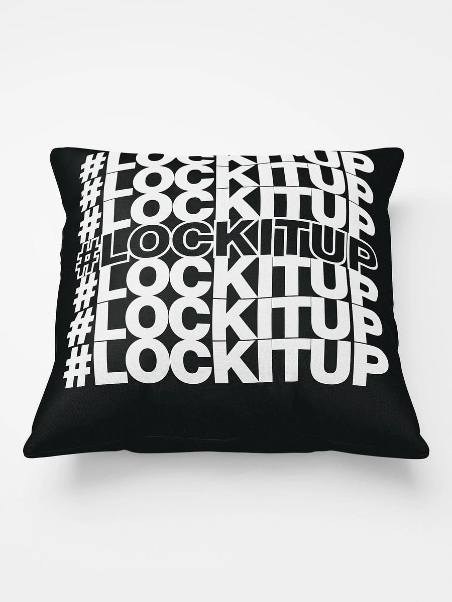 #LOCKITUP B&W - Throw Pillow product image (3)