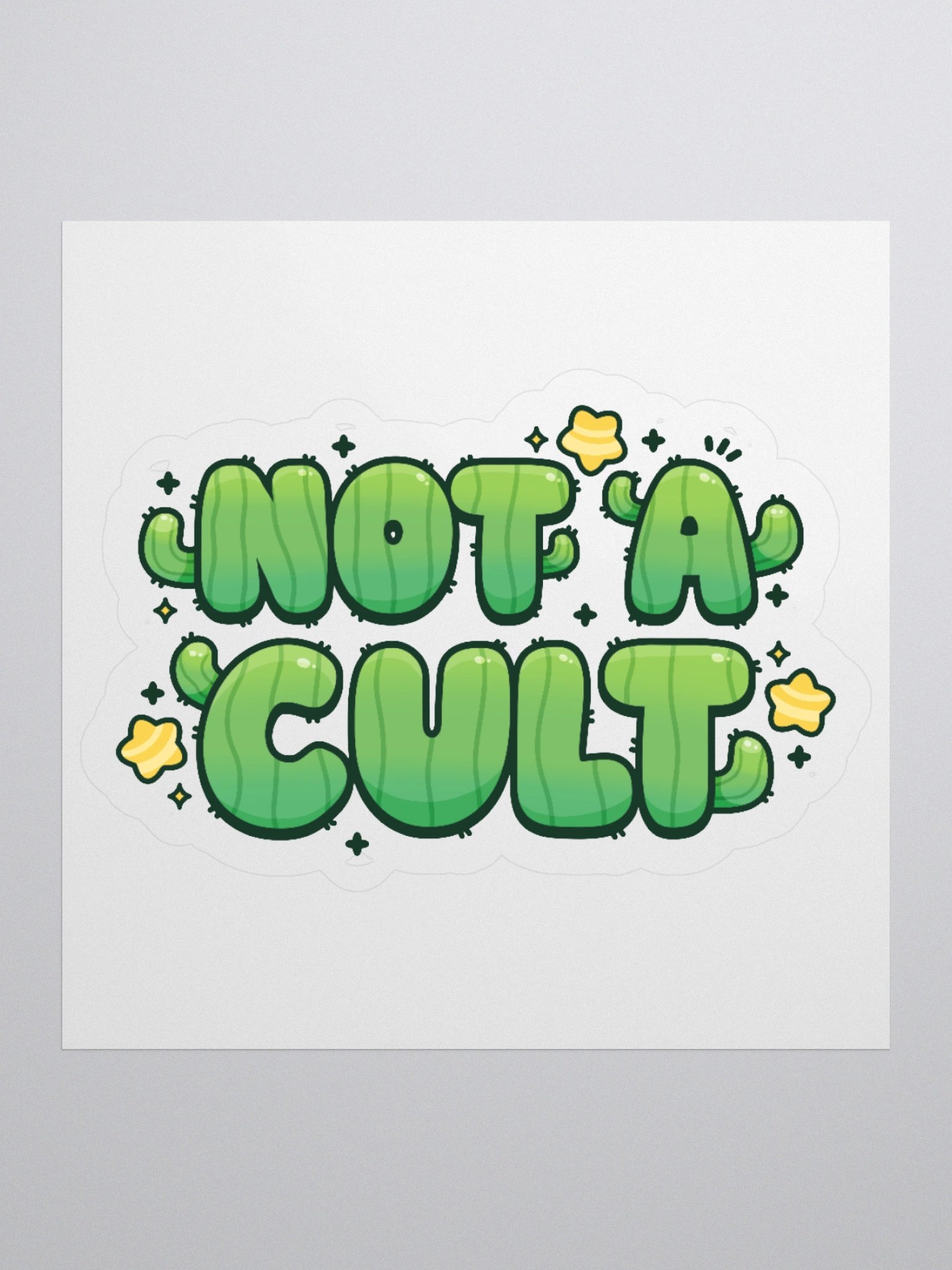 Not a Cult Sticker product image (2)