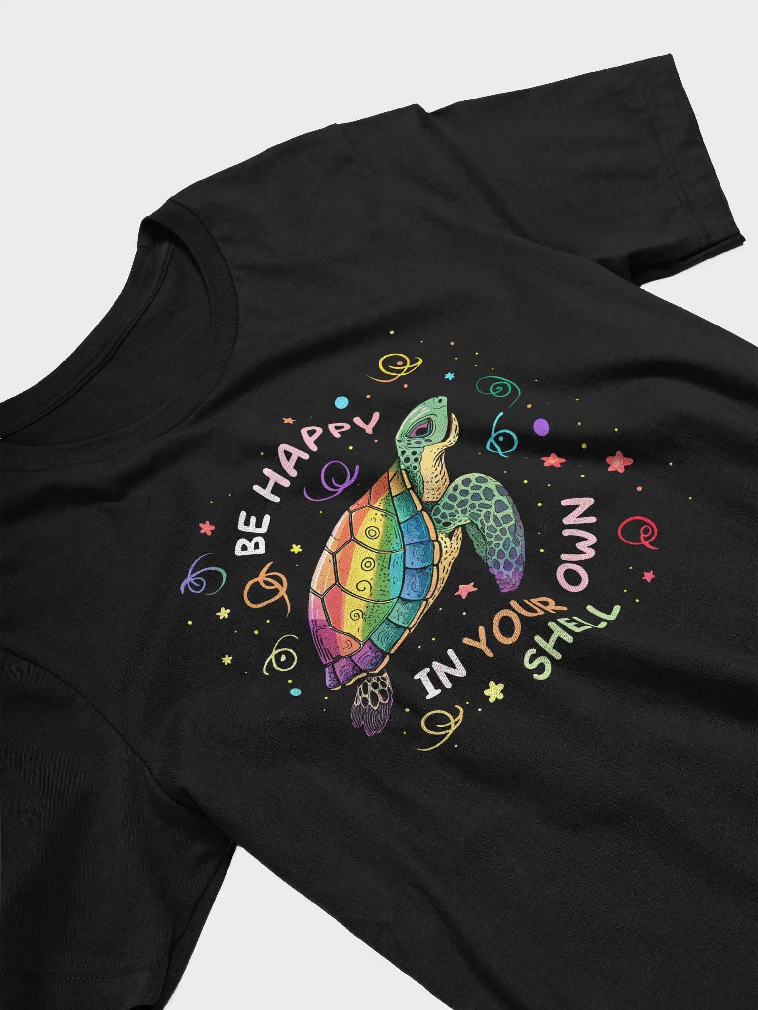 Puzzle Turtle Be Happy In Your Own Shell T-Shirt | Autism Awareness Shirt | Neurodiversity Gift for Kids & Adults product image (3)