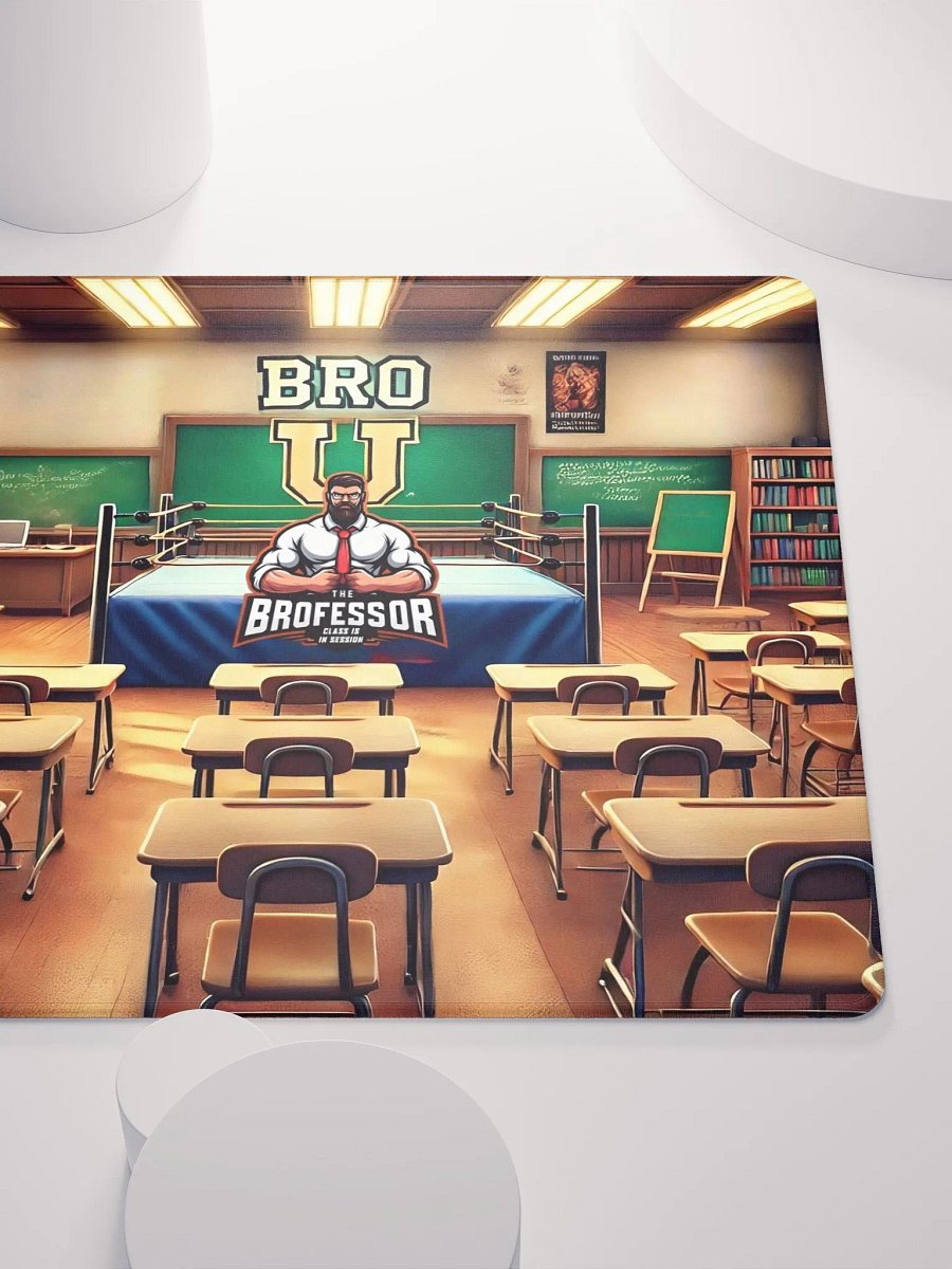 Bro U Wrestling Classroom Gaming Mouse Pad product image (5)