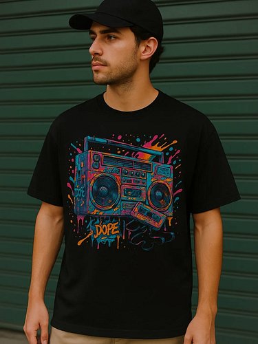🔥 Dope Streetwear Graphic Tee | Neon Boombox Vibes 🎶 [Link in bio]

Turn up the volume on your style with this oversized blac...