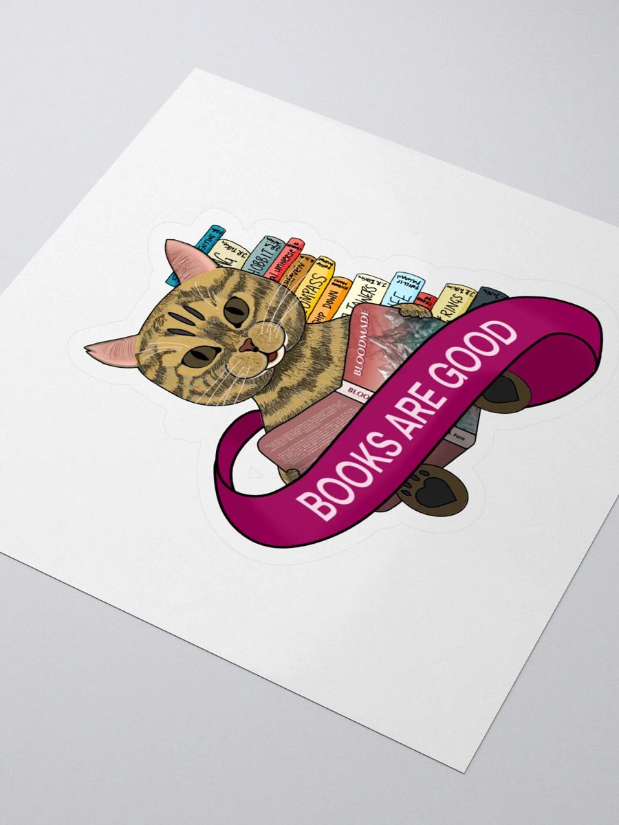 BOOKS ARE GOOD Sticker product image (3)