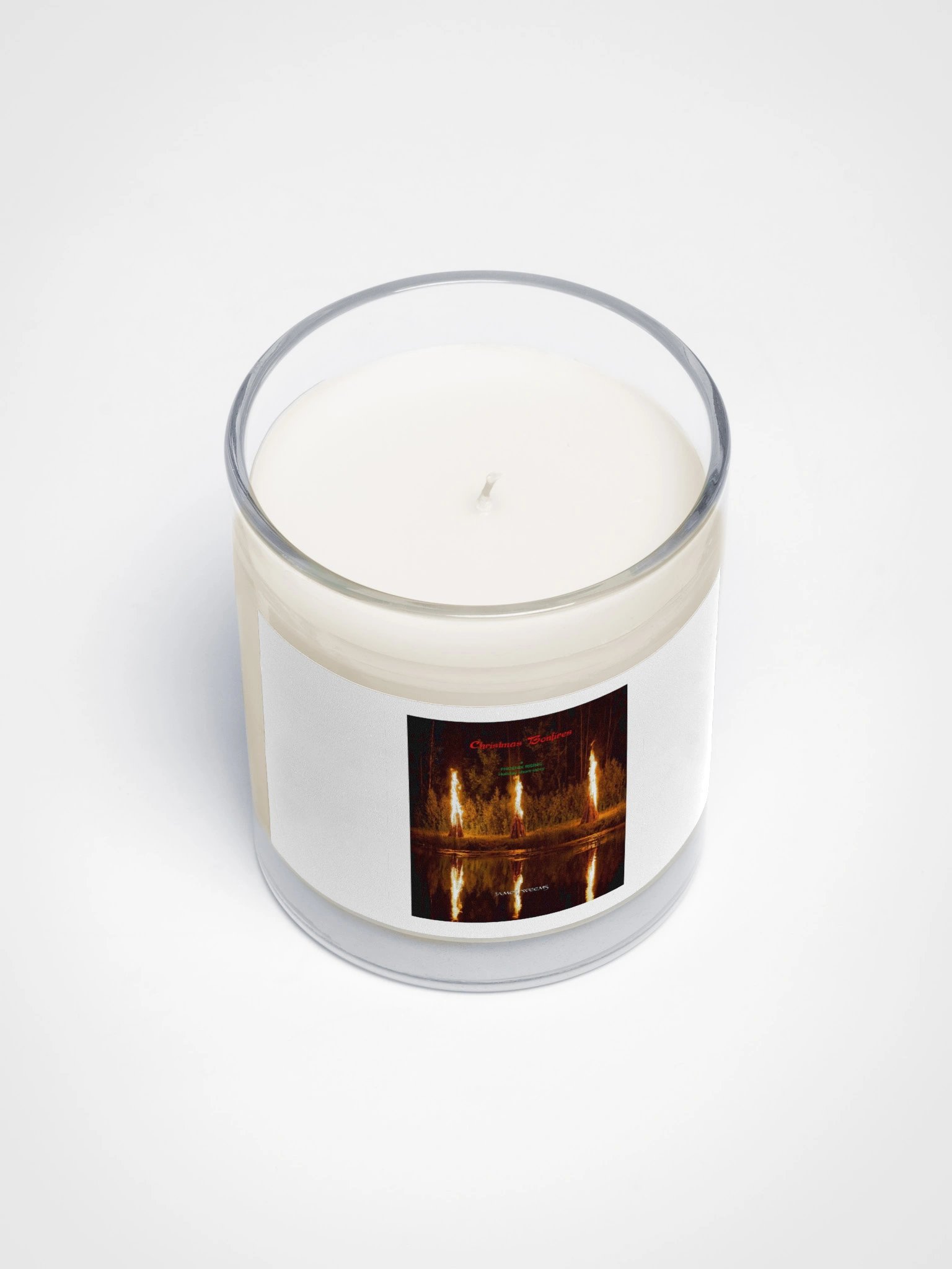 Christmas Bonfires (Phoenix Rising Holiday Story) Soy Wax Candle product image (3)